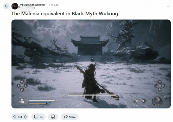 国外玩家将二郎神比作女武神“玛莲妮亚”：定位相同-第1张图片