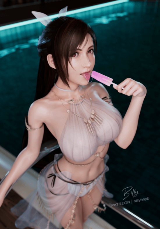 蒂法、爱丽丝3D美图赏析：清凉泳装大雷看过瘾！-第2张图片