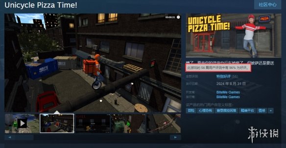 达美乐还是必胜客？《独轮车披萨时间！》登陆Steam-第1张图片