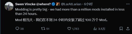 热度依旧!《博德3》7号补丁后1天内就装了100万个MOD-第2张图片