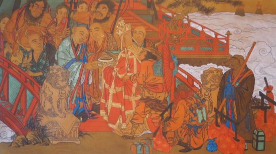 《黑神话：悟空》壁画高清版分享：菩提授艺、乌巢授经-第3张图片