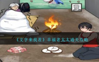 《文字来找茬》幸福老太太通关攻略