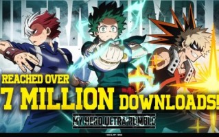万代《My Hero Ultra Rumble》下载人数突破700万！