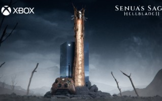 Xbox展示了《地狱之刃2》的定制版Xbox Series X主机。
