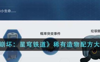 《崩坏：星穹铁道》稀有造物配方大全