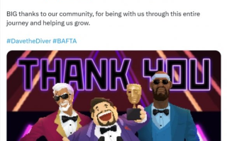 《潜水员戴夫》获BAFTA最佳游戏设计奖！韩国首个奖项