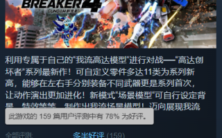 《高达破坏者4》Steam为