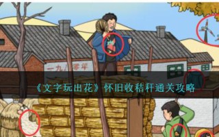 《文字玩出花》怀旧收秸秆通关攻略
