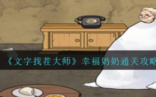《文字找茬大师》幸福奶奶通关攻略