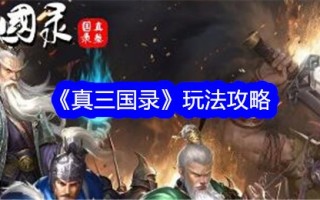 《真三国实录》玩攻略
