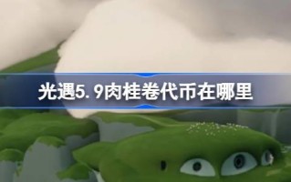 光遇5.9肉桂卷代币在哪里？轻遇5月9日大耳狗联动代币收集攻略