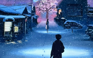 《秒速五厘米》上映17周年！新海诚公开未采用版海报