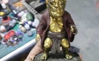 玩家自制《黑神话：悟空》金大头手办 还有网友求“大头亲嘴”版