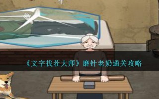 《文字找茬大师》磨针老奶通关攻略