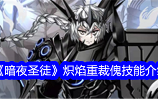 《夜圣》中燃烧和重切后处理技巧介绍