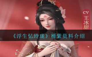 《浮生忆玲珑》槿紫资料介绍