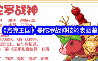 洛克王国曼陀罗战神技能表插图