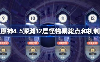 《原神4.5深渊》12层怪物解析《原神4.5深渊》12层怪物的暴毙点及机制