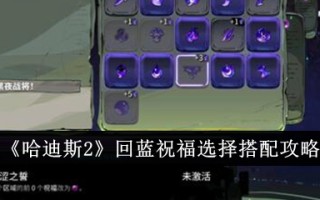 《冥王2》回蓝祝福选择及匹配攻略