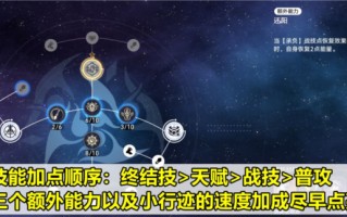 崩坏星穹铁道寒鸦技能怎么加点 行迹升级攻略