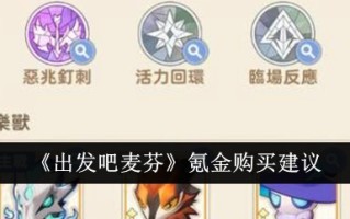 《我们走吧，麦粉》氪金购买建议