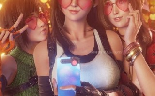 蒂法美如画！粉丝自制《最终幻想7:重制版》3D美图
