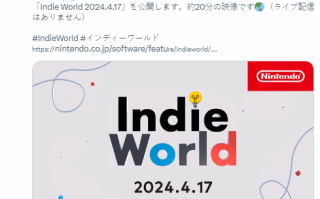 任天堂NS独立游戏发布会明晚播出！时长约20分钟