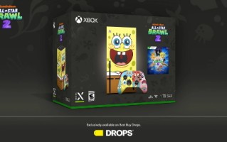 微软在百思买独家销售带有海绵宝宝外观的Xbox游戏机。