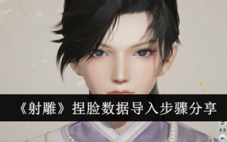 分享导入《射雕》捏脸数据的步骤