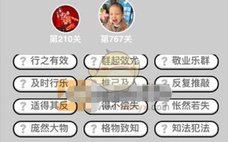 《成语升官记》二品内阁学士第767关答案