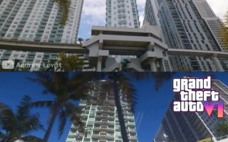 国外大神用现实场景还原《GTA6》预告：含原视频对比