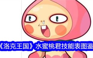 洛克王国桃子技能表插图
