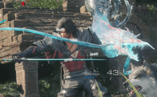 《FF16》“沧海恸哭”演示 利维坦技能的水体大炮帅炸