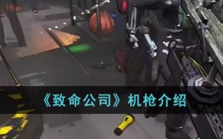 《致命公司》机枪介绍