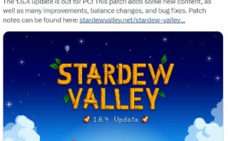 《《星露谷物语》故事》的1.6.4版本已针对中文翻译进行了更新和优化。