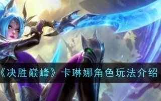 《赢在巅峰》卡琳娜角色扮演介绍