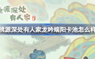 在桃源深处，有一户名叫龙隐·端阳卡池的人家。龙隐端阳兰州粽子怎么样？Shankar游泳池介绍
