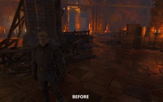《巫师3:次世代版》中修复追光反射的模组优化