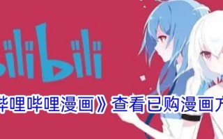 一种在毕丽毕丽漫画中查看已购漫画方法