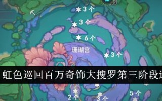 《原神》彩虹色旅行收集第三阶段通关攻略。