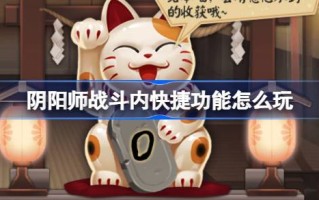 阴阳师战斗内快捷功能怎么玩 阴阳师战斗内快捷功能玩法介绍