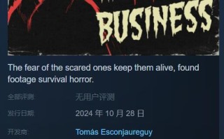 恐怖冒险游戏《The Fear Business》10月末登陆Steam