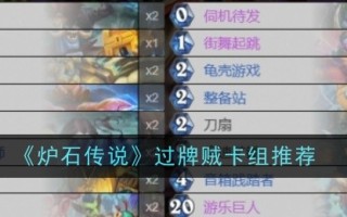 炉石传说是盗贼卡组推荐的。