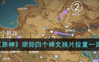《原神》须弥四个碑文残片位置一览