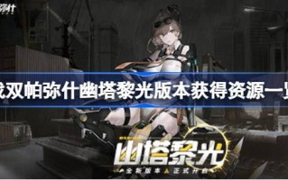 你能从帕米什·尤塔·李广的版本中获得多少资源？你可以从优塔李广的版本中获得的资源列表。